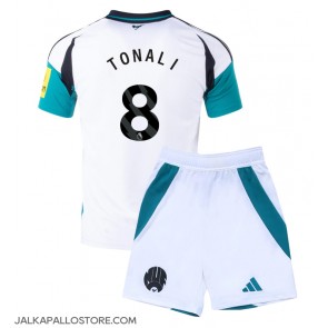 Newcastle United Sandro Tonali #8 Kolmaspaita Lapsille 2024-25 Lyhythihainen (+ shortsit)